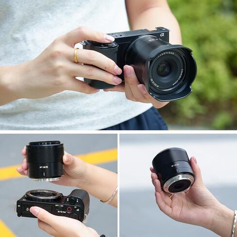 TTARTISAN AF 23MM F1.8 APS-C لكاميرات Sony E-MOUNT ، عدسة ضبط تلقائية التلقائية متوافقة مع Sony E Mount A5000 A6000 A5100 A6100 A6600 ZVE-10 FX30 in Saudi Arabia