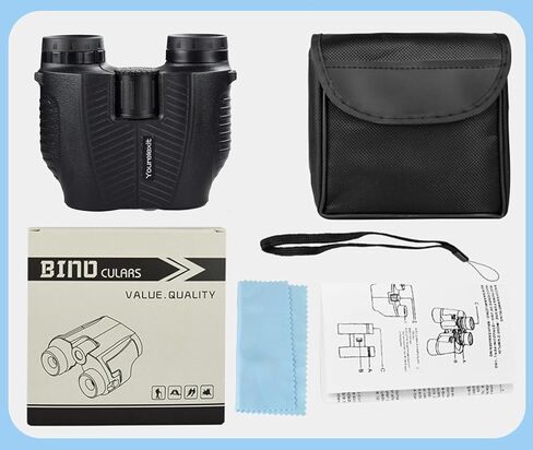 مناظير مع محول هاتف للبالغين، منظار جيب صغير للسفر لمشاهدة الطيور والحفلات الموسيقية ومسرح الأوبرا وإلكترونيات عالية الطاقة وأساسيات سفينة الرحلات البحرية النرويجية ألاسكا للتنزه سيرًا على الأقدام والتخييم in Kuwait