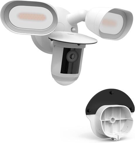 Sun Rain Shade Camera Cover Compatible with R-ing Floodlight Cam Wired Pro, for R-ing Floodlight Outdoor Weather-Resistant Rain Shield Accesorios (Black) in Saudi Arabia