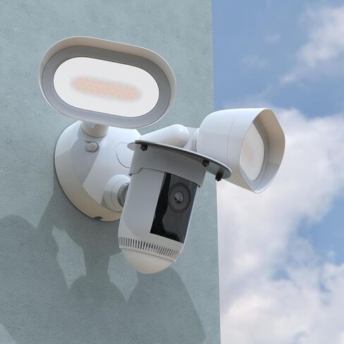 غطاء كاميرا Shun Rain Shade متوافق مع Cam Cam Cam Wired Pro ، لدرع المطر R-L-ing في الهواء الطلق مقاوم للطقس Accesorios (أبيض) in Kuwait