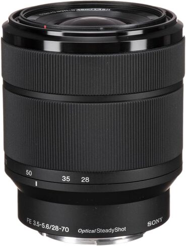 Sony FE 28-70mm f/3.5-5.6 OSS Lens (SEL2870) for Most a7-Series Cameras, Filter Kit, Backpack, 64GB Card, Card Reader, Flex Tripod, Memory Wallet, Cap Keeper, Cleaning Kit, Hand Strap, +More in Saudi Arabia