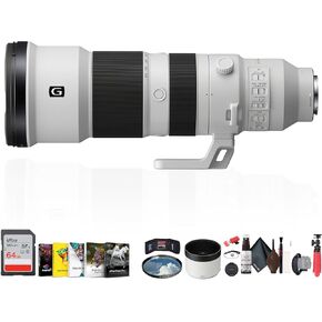 Sony FE 400-800mm f/6.3-8 G OSS Lens | Ultra-Telephoto Zoom with Optical Stabilization for E-Mount (SEL400800G) + Photo Software + 64GB Card + Flexible Tripod + UV Filter + More in Saudi Arabia