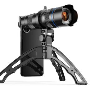,All Metal Monocular, 20-40X Zoom HD External Telephoto Lens, Outdoor Mobile Phone Dual-Adjustment Zoom Telescope with Tripod in Saudi Arabia
