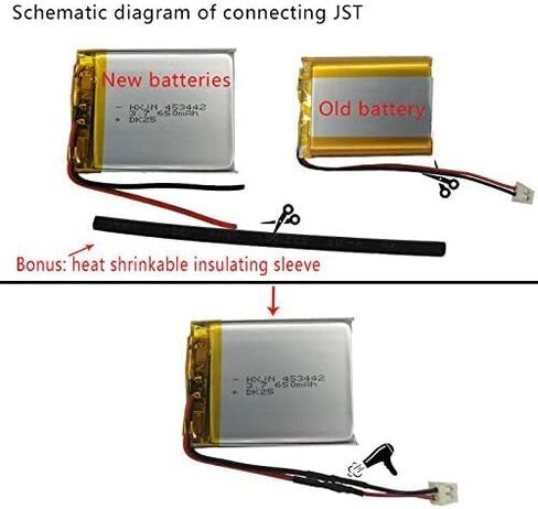 602248 3.7v Battery 700mAh for Sena SMH10 SMH10R SMH10D SMH10-11 SR10 Bluetooth Headset Battery Replacement fits Motorcycles Bluetooth Headset Intercom Built-in in Kuwait