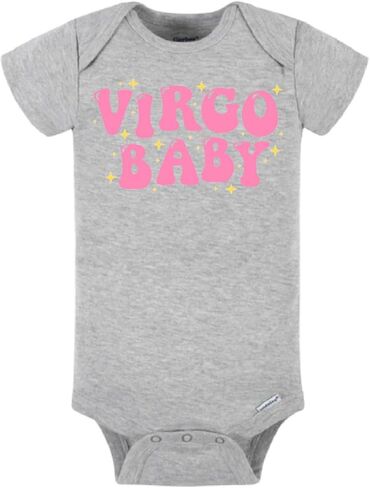 Virgo Baby Onesie (24 ، رمادي/وردي) in Saudi Arabia
