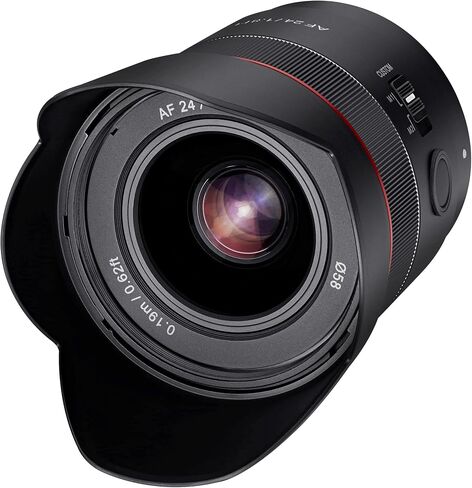Samyang 24mm F1.8 AF AF Compact Full Frame Wide for Sony E ، Black (Syio2418-E) (متجدد) in Saudi Arabia