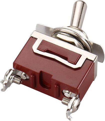 Baomain 2 pcs Toggle Switch DPDT ON/ON 2 Position 250VAC 15A 125VAC 20A 1/2" mounting Hole 6 Pin Screw Terminal RT1321 in Saudi Arabia