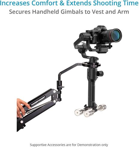 Proaim Gimbal Brace Mount for DJ-RN-S & Crane-2 Camera Camera Arm and Stabilizer Arm. للسترة/الذراع مع تثبيت دبوس 16 مم. in Saudi Arabia