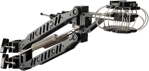 PROAIM AIR-WAPER-WAPER CAMERATION ARM (5-15 كجم). الينابيع والمخيمات القابلة للتعديل الدقيقة. يتصاعد على 38 إلى 50 ملم السكك الحديدية السرعة. لالكاميرا 3 محاور gimbals in Saudi Arabia