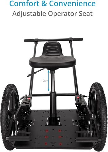 PROAIM Falcon Pro Stabilized Camera Rickshaw for Gimbal, Handheld & Steadicam. W/Foot Rest, Better Handle Grip & 42mm Rod Mount. Shock Absorber for Stable Tracking Shots. 440lb Payload in Saudi Arabia