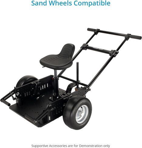 PROAIM Falcon Pro Stabilized Camera Rickshaw for Gimbal, Handheld & Steadicam. W/Foot Rest, Better Handle Grip & 42mm Rod Mount. Shock Absorber for Stable Tracking Shots. 440lb Payload in Saudi Arabia