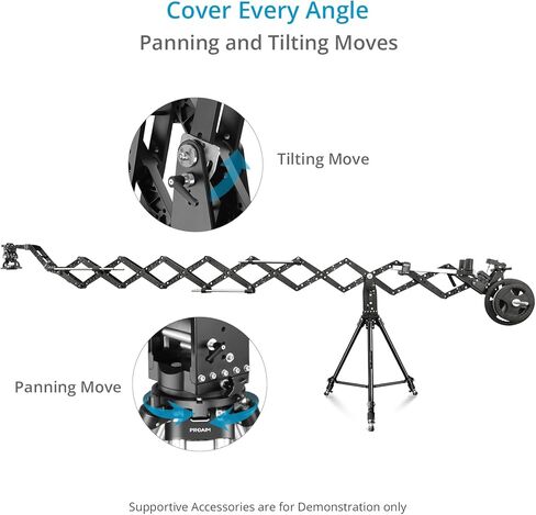 Proaim SJ30 PowerMatic Scissor 17ft تلسكوبيا كاميرا فيديو Jib Crane. يتضمن رطب الرأس ووحدة التحكم عن بُعد. ل 3 محاور gimbals. حمولة تصل إلى 30 كجم/77 رطل in Saudi Arabia