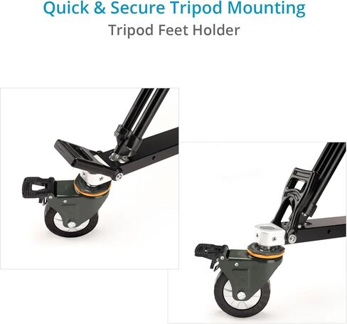 PROAIM Lineo Portable Video Camera Floor Dolly. Heavy-Duty Professional Studio Dolly. Payload up to 500kg/1100lb in Saudi Arabia