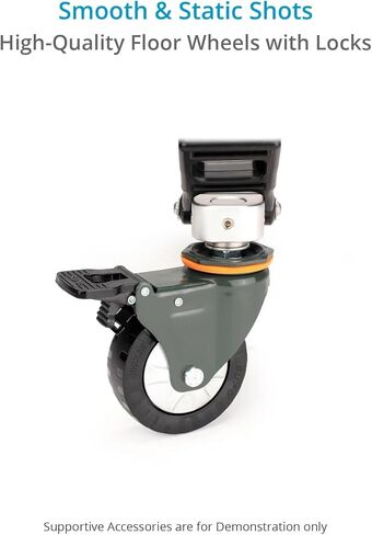 PROAIM Lineo Portable Video Camera Floor Dolly. Heavy-Duty Professional Studio Dolly. Payload up to 500kg/1100lb in Saudi Arabia