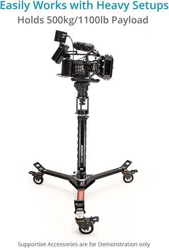 PROAIM Lineo Portable Video Camera Floor Dolly. Heavy-Duty Professional Studio Dolly. Payload up to 500kg/1100lb in Saudi Arabia
