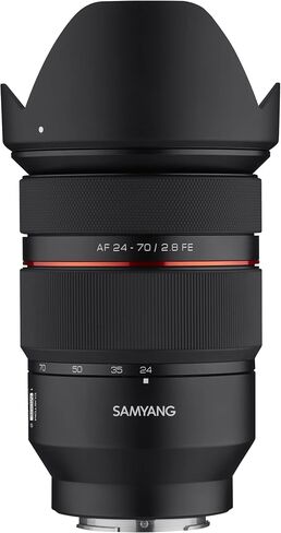 SAMYANG Samyang AF 24-70mm f/2.8 Auto Focus Full Frame Zoom Lens for Sony E (SYIO2470AFZ-E) (Renewed) Black in Saudi Arabia