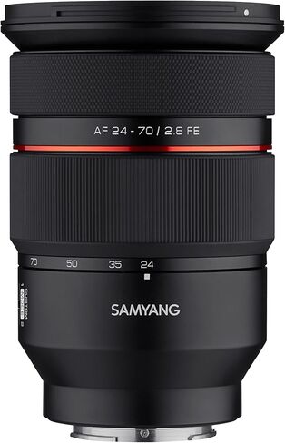 SAMYANG Samyang AF 24-70mm f/2.8 Auto Focus Full Frame Zoom Lens for Sony E (SYIO2470AFZ-E) (Renewed) Black in Saudi Arabia