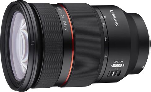SAMYANG Samyang AF 24-70mm f/2.8 Auto Focus Full Frame Zoom Lens for Sony E (SYIO2470AFZ-E) (Renewed) Black in Saudi Arabia