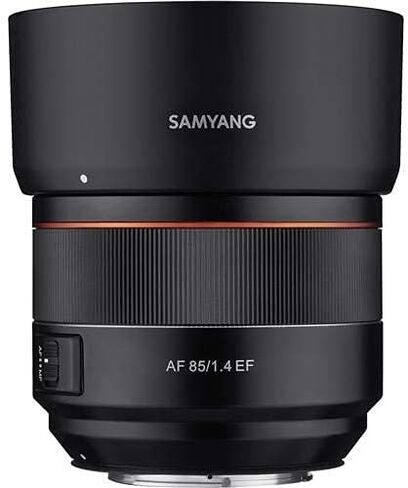 Samyang 85mm F1.4 High Speed Auto Focus Lens for Canon EF Mount, Black (SYIO85AF-C) (Renewed) in Saudi Arabia