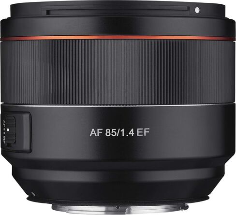 Samyang 85mm F1.4 High Speed Auto Focus Lens for Canon EF Mount, Black (SYIO85AF-C) (Renewed) in Saudi Arabia