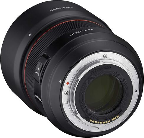 Samyang 85mm F1.4 High Speed Auto Focus Lens for Canon EF Mount, Black (SYIO85AF-C) (Renewed) in Saudi Arabia