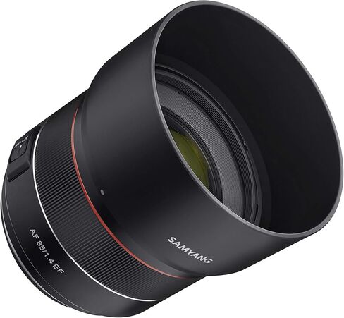 Samyang 85mm F1.4 High Speed Auto Focus Lens for Canon EF Mount, Black (SYIO85AF-C) (Renewed) in Saudi Arabia