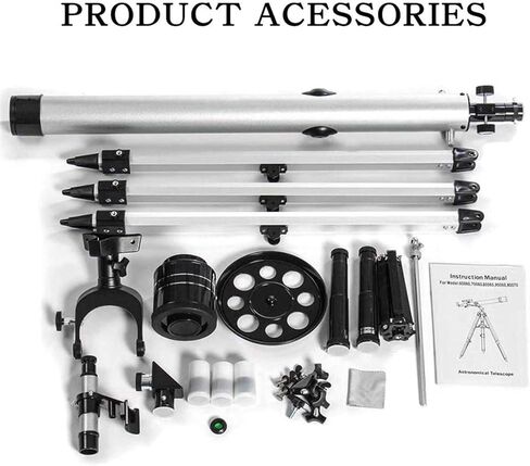 تلسكوب تلسكوب الأطفال 600 مم جبل منصات البصريات متعددة المغلفة بالكامل للتلسكوب للبالغين للأطفال المبتدئين بتلسكوب الانكسار in Kuwait