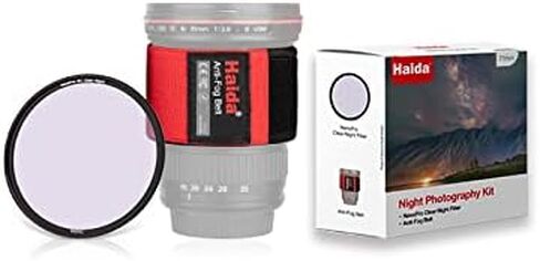 Haida HD4769 Night Photography Kit Lens Heater + 72mm Didymium Clear-Night Filter NanoPro MC Light Pollution Reduction for Sky/Star in Kuwait