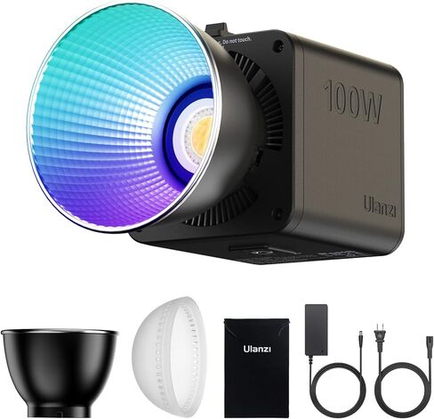 Ulanzi 100W RGB LED Video Light W DC Power Adapter+Ulanzi 40w Pro Protable LED Video Light DC Power Adapter HT005 19V 3.42A in Kuwait