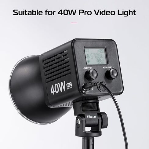 Ulanzi 100W RGB LED Video Light W DC Power Adapter+Ulanzi 40w Pro Protable LED Video Light DC Power Adapter HT005 19V 3.42A in Kuwait