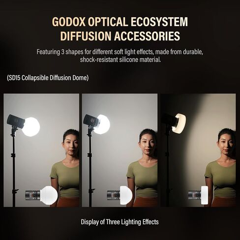 Godox على دراية MS60BI BI-COLOR LED KIT مع البطارية ، عاكس العدسات ، سلك شحن USB-C ، حقيبة تخزين للفيلم ، البث ، إنتاج الفيديو (BI-COLOR ، طقم 2-LIGHT) in Saudi Arabia