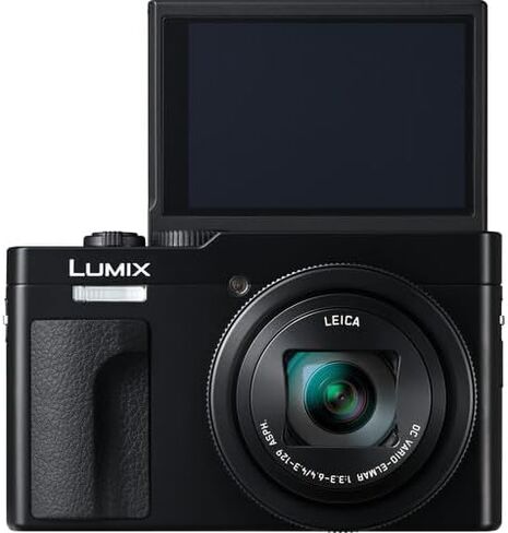 Panasonic TZ99 / ZS99 Point and Shoot Compact Travel Digital Camera (Silver) (DC-TZ99E-S) + 64GB Memory Card + DMW-BLG10 Battery + Camera Bag + Flexible Tripod + USB-C Cable + Cleaning Kit + More in Saudi Arabia