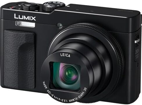 Panasonic TZ99 / ZS99 Point and Shoot Compact Travel Digital Camera (Silver) (DC-TZ99E-S) + 64GB Memory Card + DMW-BLG10 Battery + Camera Bag + Flexible Tripod + USB-C Cable + Cleaning Kit + More in Saudi Arabia