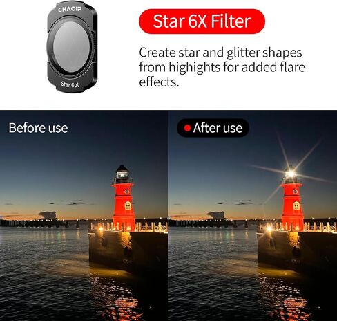 Magnetic ND16 ND64 ND256 CPL Filter Set for DJI Osmo Pocket 3 Creator Combo, 4-Pack HD Optical Glass Neutral Density & Polarizer Filters, Lightweight Aluminum Frame, Action Camera Accessories in Saudi Arabia