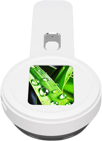 Portable Digital Magnifying Glass with LED Light 200X Magnification Handheld Digital Microscope Dual Light Source (White) in Saudi Arabia