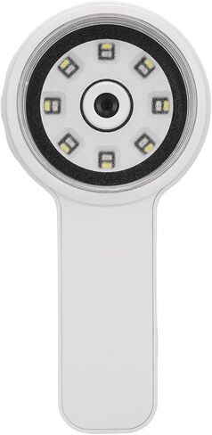Portable Digital Magnifying Glass with LED Light 200X Magnification Handheld Digital Microscope Dual Light Source (White) in Saudi Arabia