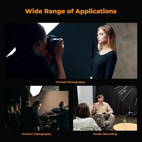 K&F Concept Octagonal Softbox ، 65 سم/25.6 بوصة ناعمة سريعة مع Mount Bowens ، حقيبة حمل ، للتصوير الفوتوغرافي ، تصوير صورة الاستوديو in Saudi Arabia