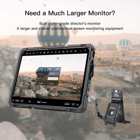 Accsoon Powercage Pro II Video Satilizer for iPad Pro Gen 3،4،5،6 ، 13''air 6/7 with Cineview SE in Saudi Arabia