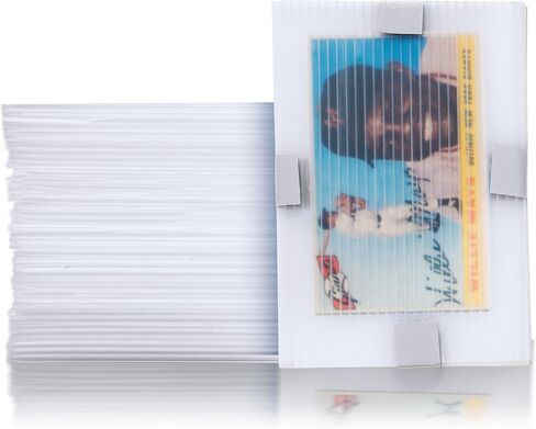 حامي شحن بطاقة التداول 150 حزمة 3.5 بوصة × 4.5 بوصة، واقيات بطاقات من الورق المقوى، بطاقات بريدية من البلاستيك الصلب، واقيات بطاقات لبطاقة التداول، مسطحات من الورق المقوى لقواطع البطاقات in Kuwait