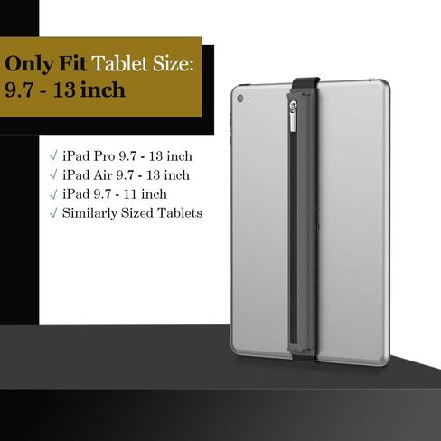 حافظة أقلام MoKo تناسب قلم Apple 1st/2nd، غطاء جراب بسحاب من جلد البولي يوريثان يناسب iPad الجديد الجيل العاشر 2022، iPad 9th/8th/7th Gen 10.2"، iPad Air 5th/4th Gen 10.9"، iPad 9.7"، Indigo in Kuwait