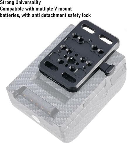 Sanpyl V Mount Battery Plate, V Mount Lock with 1/4in and 3/8in Threaded Holes, Portable V Mount Lock Battery Plate in Saudi Arabia