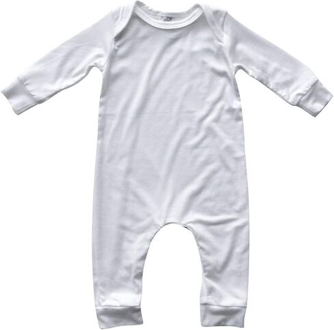 Plain Silky Long Sleeve Baby Romper in Kuwait