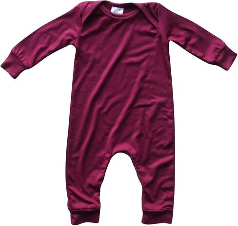 Plain Silky Long Sleeve Baby Romper in Kuwait