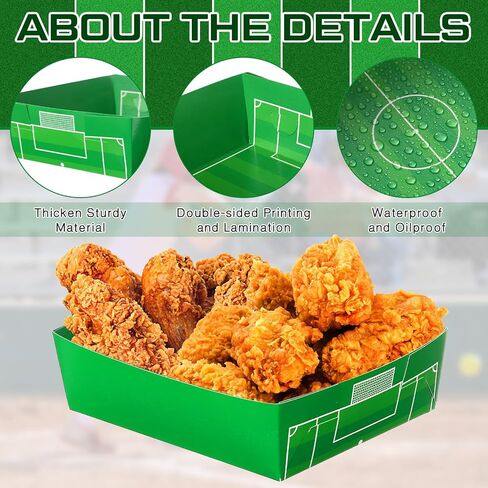 36 Pack Basketball Theme Party Supplies 5 lb Basketball Plates Food Trays Nacho Boats Large Paper Food Boats Nacho Trays Disposable Serving Snack Tray for Sport Birthday Decorations Favors in Kuwait