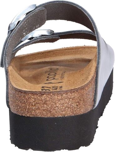 Papillio Womens Arizona Platform Leather Silver Sandals 6 US in Saudi Arabia