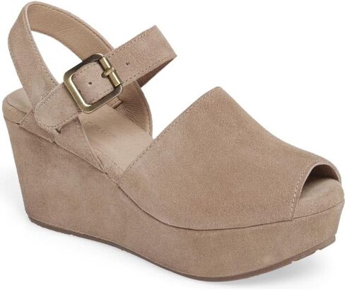 شوكولاتة Blu Women Women Shoes Wagga Onkle Strap Platform Wedg in Kuwait