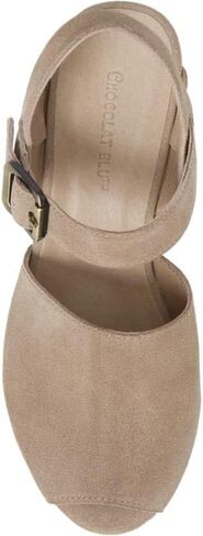شوكولاتة Blu Women Women Shoes Wagga Onkle Strap Platform Wedg in Kuwait