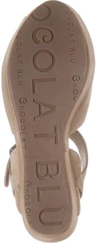 شوكولاتة Blu Women Women Shoes Wagga Onkle Strap Platform Wedg in Kuwait