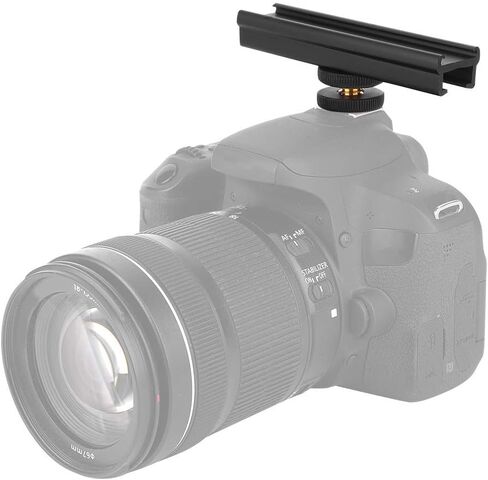 Easy Hood ESE-10 10cm Cold Shoe Mount Extension Bar Bracket Holder with 1/4 Inch Screw Hole for Camera in Saudi Arabia