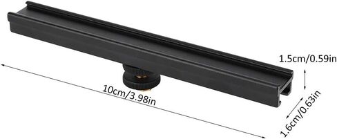 Easy Hood ESE-10 10cm Cold Shoe Mount Extension Bar Bracket Holder with 1/4 Inch Screw Hole for Camera in Saudi Arabia
